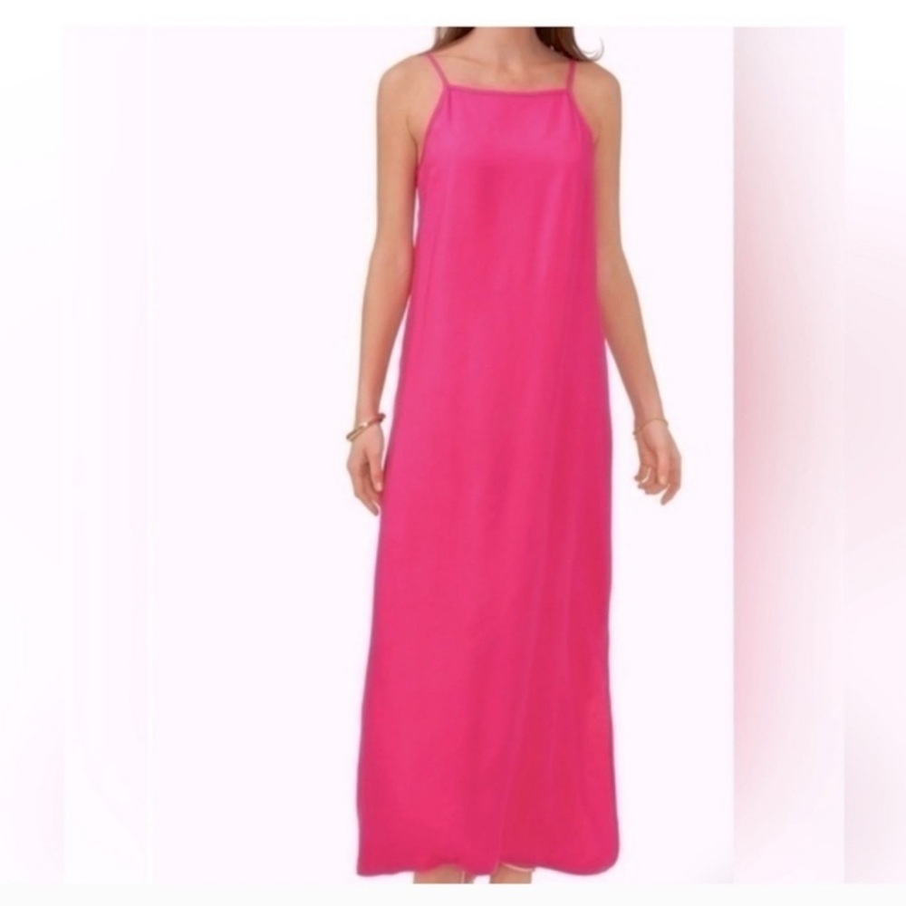 Elegant Pink Maxi Dress